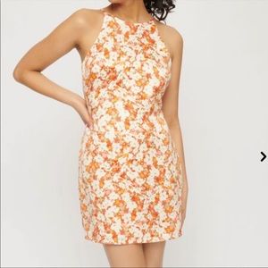 Satin floral dress from dynamite